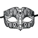 Men's Diamond Design Laser Cut Venetian Masquerade Mask