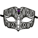 Men's Diamond Design Laser Cut Venetian Masquerade Mask