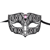 Men's Diamond Design Laser Cut Venetian Masquerade Mask