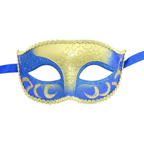 Sparkle Venetian Mardi Gras Multi Color Halloween Costume mask