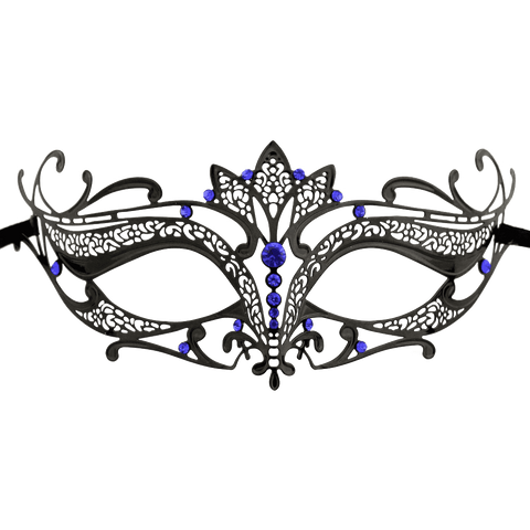 Women's Laser Cut Metal Tiara Venetian Pretty Masquerade Mask