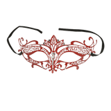 Women's Laser Cut Metal Tiara Venetian Pretty Masquerade Mask