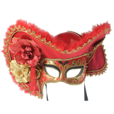 Women's Adult Venetian Mask with Hat