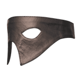 Genuine Real Black Leather Eye Mask