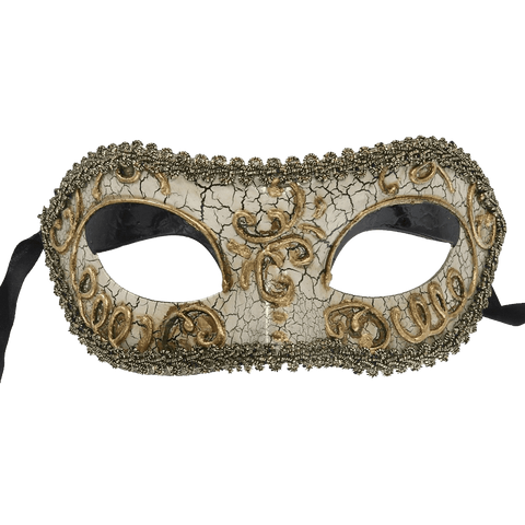 Aged Finish Venetian Party Mask
