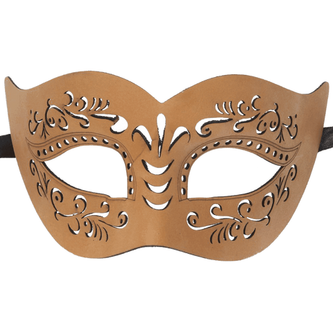 Mens Bonded Leather Venetian Mask