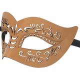 Mens Bonded Leather Venetian Mask