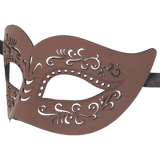 Mens Bonded Leather Venetian Mask